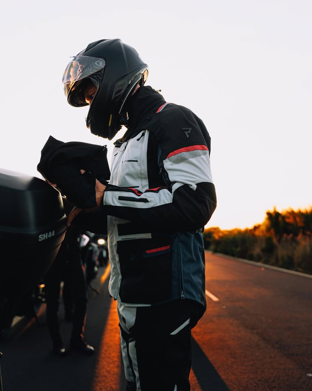 REBELHORN CHAMARRA CUBBY 4 ESTACIONES AZUL GRIS Y ROJO