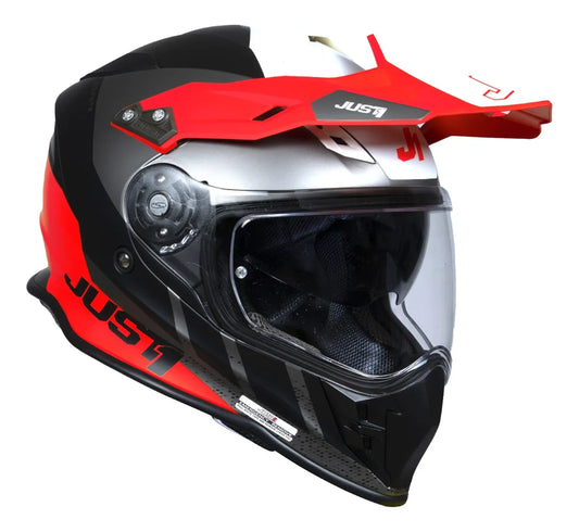 CASCO JUST 1 J34 PRO NEGRO/ROJO