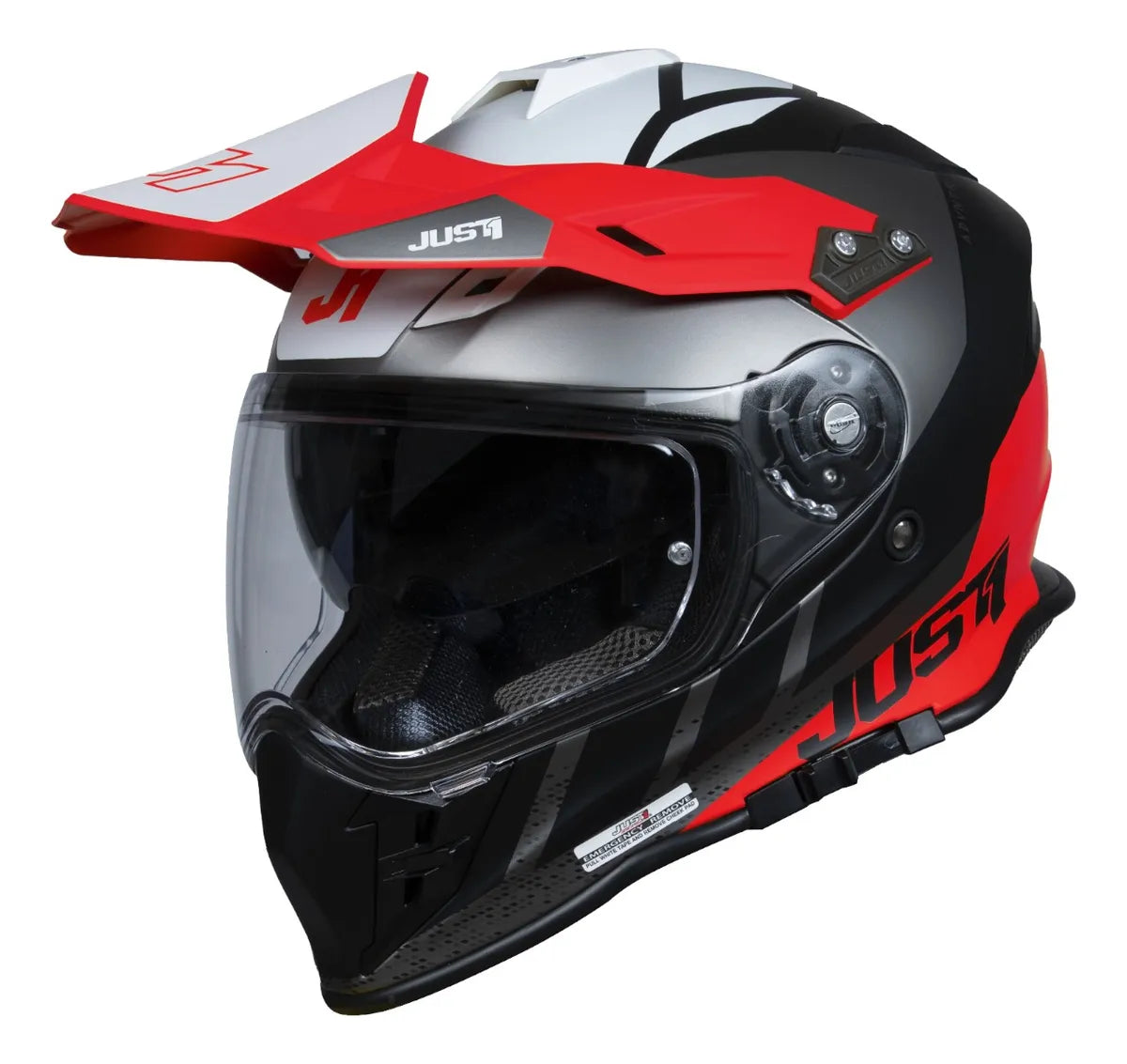 CASCO JUST 1 J34 PRO NEGRO/ROJO