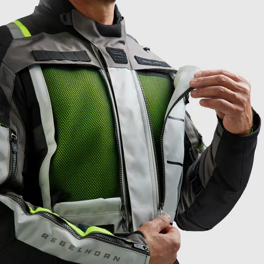 REBELHORN CHAMARRA CUBBY 4 ESTACIONES AZUL GRIS Y ROJO